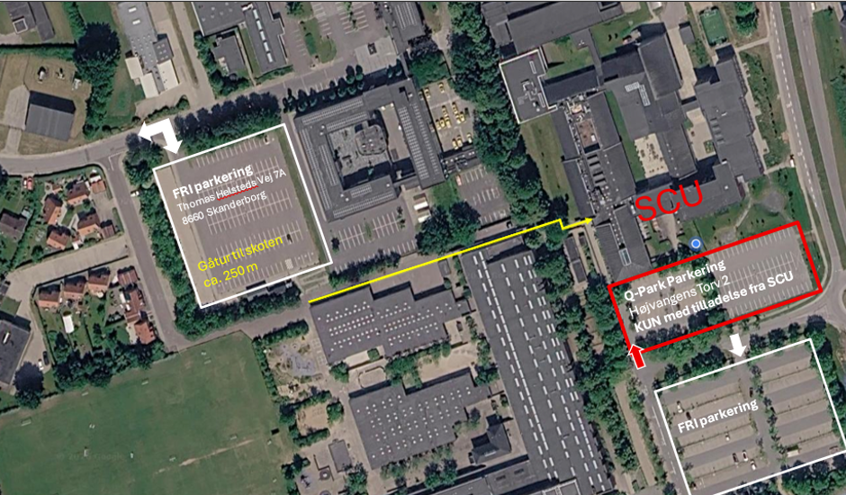 Parkering Oversigt Over Området